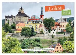 Loket – Das böhmische Rothenburg (Wandkalender 2024 DIN A2 quer), CALVENDO Monatskalender von Kruse,  Gisela