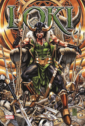 Loki Anthologie von Buscema,  John, Coipel,  Olivier, DeFalco,  Tom, Ewing,  Al, Ferry,  Pasqual, Frenz,  Ron, Frisch,  Marc-Oliver, Garbett,  Lee, Kibblesmith,  Daniel, Kirby,  Jack, Lee,  Stan, Lieber,  Larry, MacDonald,  Andy, Pannor,  Stefan, Rodi,  Robert, Rösch,  Alexander, Schweizer,  Reinhard, Simonson,  Walter, Straczynski,  J. Michael, Strittmatter,  Michael