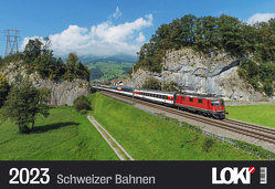 LOKI Kalender Schweizer Bahnen 2023 von LOKI Verlag