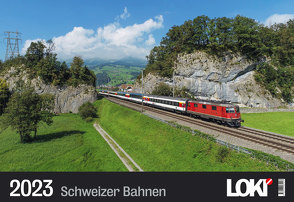 LOKI Kalender Schweizer Bahnen 2023 von LOKI Verlag