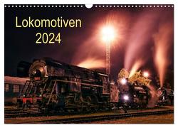 Lokomotiven 2024 (Wandkalender 2024 DIN A3 quer), CALVENDO Monatskalender von Dzurjanik,  Martin