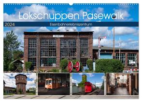 Lokschuppen Pasewalk (Wandkalender 2024 DIN A2 quer), CALVENDO Monatskalender von Gierok / Magic Artist Design,  Steffen