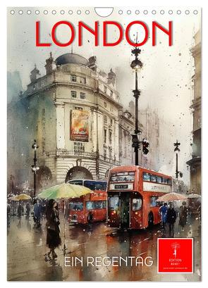 London – ein Regentag (Wandkalender 2024 DIN A4 hoch), CALVENDO Monatskalender von Roder,  Peter