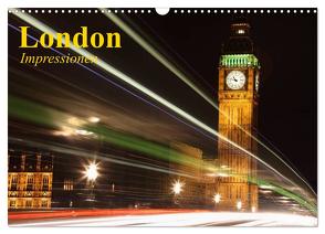 London • Impressionen (Wandkalender 2024 DIN A3 quer), CALVENDO Monatskalender von Stanzer,  Elisabeth