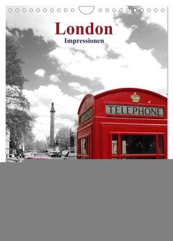 London – Impressionen (Wandkalender 2024 DIN A4 hoch), CALVENDO Monatskalender von Bambach,  Hartwig