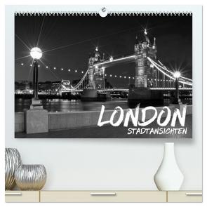 LONDON Stadtansichten (hochwertiger Premium Wandkalender 2024 DIN A2 quer), Kunstdruck in Hochglanz von Viola,  Melanie