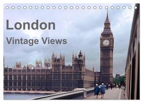 London – Vintage Views (Tischkalender 2024 DIN A5 quer), CALVENDO Monatskalender von Schulz-Dostal,  Michael