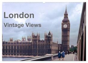 London – Vintage Views (Wandkalender 2024 DIN A2 quer), CALVENDO Monatskalender von Schulz-Dostal,  Michael