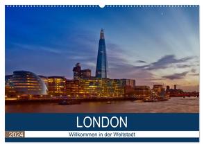 LONDON Willkommen in der Weltstadt (Wandkalender 2024 DIN A2 quer), CALVENDO Monatskalender von Viola,  Melanie