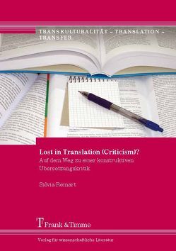 Lost in Translation (Criticism)? von Reinart,  Sylvia