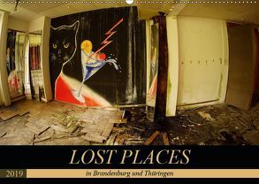 LOST PLACES in Brandenburg und Thüringen (Wandkalender 2019 DIN A2 quer) von Battenstein_qshlhasi,  Kathrin