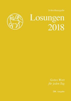 Die Losungen 2018 / Losungen 2018