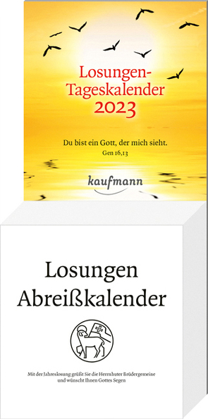 Losungen-Tageskalender 2023 von Brüdergemeine,  Herrnhuter