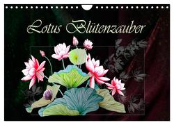 Lotus Blütenzauber (Wandkalender 2024 DIN A4 quer), CALVENDO Monatskalender von Djeric,  Dusanka