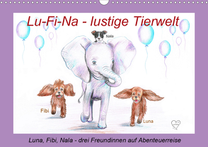 Lu-Fi-Na – lustige Tierwelt (Wandkalender 2020 DIN A3 quer) von Nowak,  Ela