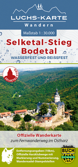 Luchs-Wanderkarte Selketal-Stieg und Bodetal von Spachmüller,  Bernhard, Thorsten,  Schmidt