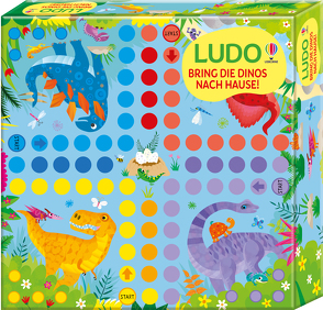 LUDO – Bring die Dinos nach Hause! von Lucas,  Gareth, Robson,  Kirsteen