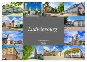 Ludwigsburg Impressionen (Wandkalender 2024 DIN A3 quer), CALVENDO Monatskalender von Meutzner,  Dirk