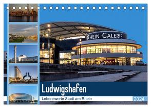 Ludwigshafen – Lebenswerte Stadt am Rhein (Tischkalender 2024 DIN A5 quer), CALVENDO Monatskalender von Seethaler,  Thomas