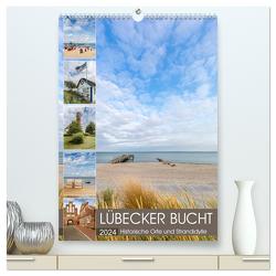 LÜBECKER BUCHT Historische Orte und Strandidylle (hochwertiger Premium Wandkalender 2024 DIN A2 hoch), Kunstdruck in Hochglanz von Viola,  Melanie