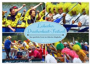 Lübecker Drachenboot Festival – Das sportliche Event im Lübecker Klughafen (Wandkalender 2024 DIN A2 quer), CALVENDO Monatskalender von Felix,  Holger