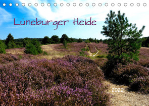 Lüneburger Heide (Tischkalender 2022 DIN A5 quer) von Pompsch,  Heinz