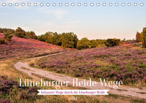 Lüneburger Heide Wege (Tischkalender 2024 DIN A5 quer) von Rettig Jessies-Lichtblicke,  Jessie