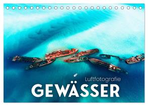 Luftfotografie – Gewässer (Tischkalender 2024 DIN A5 quer), CALVENDO Monatskalender von SF,  SF