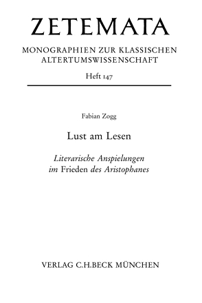 Lust am Lesen von Zogg,  Fabian