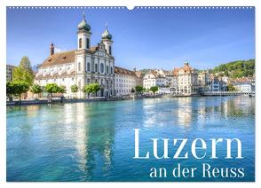 Luzern an der Reuss (Wandkalender 2024 DIN A2 quer), CALVENDO Monatskalender von photography,  saschahaas