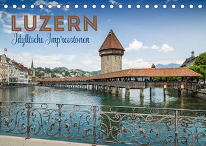 LUZERN Idyllische Impressionen (Tischkalender 2023 DIN A5 quer) von Viola,  Melanie