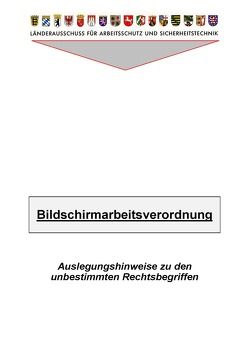 LV 14 Handlungsanleitung zur Beurteilung der Arbeitsbedingungen bei der Bildschirmarbeit von Gruda,  Hans J, Mohr,  Detlev, Palm,  Klaus, Pernack,  Ernst F