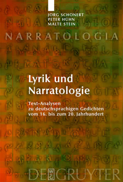 Lyrik und Narratologie von Hühn,  Peter, Schönert,  Jörg, Stein,  Malte