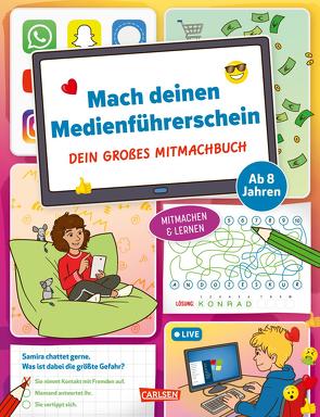 Mach deinen Medienführerschein: Dein großes Mitmachbuch von Dolinger,  Igor, Feibel,  Thomas