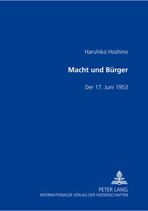 Macht und Bürger von Hoshino,  Haruhiko
