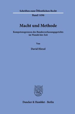 Macht und Methode. von Hirzel,  David