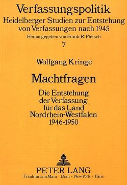 Machtfragen von Kringe,  Wolfgang