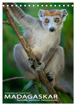 MADAGASKAR: Baobabs, Lemuren, Naturwunder (Tischkalender 2024 DIN A5 hoch), CALVENDO Monatskalender von Guni,  Günter