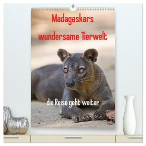 Madagaskars wundersame Tierwelt – die Reise geht weiter (hochwertiger Premium Wandkalender 2024 DIN A2 hoch), Kunstdruck in Hochglanz von Hopfmann,  Antje