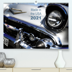 Made in the USA – Klassische Autos aus Amerika (Premium, hochwertiger DIN A2 Wandkalender 2021, Kunstdruck in Hochglanz) von Silberstein,  Reiner