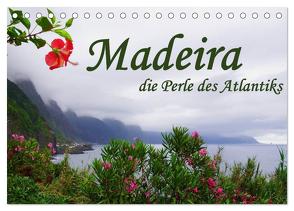 Madeira die Perle des Atlantiks (Tischkalender 2024 DIN A5 quer), CALVENDO Monatskalender von M.Polok,  M.Polok