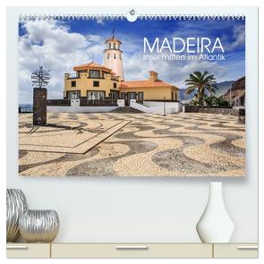 Madeira – Insel mitten im Atlantik (hochwertiger Premium Wandkalender 2024 DIN A2 quer), Kunstdruck in Hochglanz von Thoermer,  Val