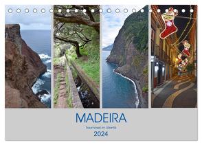 MADEIRA, Trauminsel im Atlantik (Tischkalender 2024 DIN A5 quer), CALVENDO Monatskalender von Senff,  Ulrich