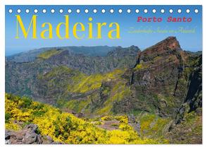 Madeira und Porto Santo (Tischkalender 2024 DIN A5 quer), CALVENDO Monatskalender von Lielischkies,  Klaus