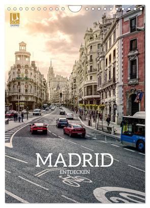 Madrid entdecken (Wandkalender 2024 DIN A4 hoch), CALVENDO Monatskalender von Becker,  Stefan