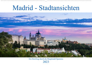 Madrid – Stadtansichten (Wandkalender 2023 DIN A2 quer) von Krebs,  Thomas