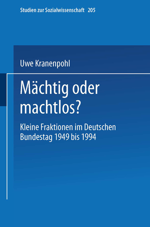 Mächtig oder machtlos? von Kranenpohl,  Uwe