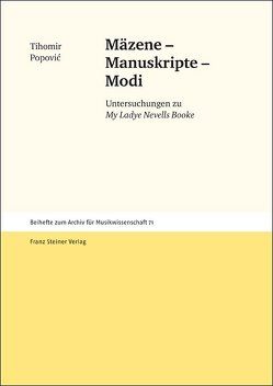 Mäzene – Manuskripte – Modi von Popovic,  Tihomir