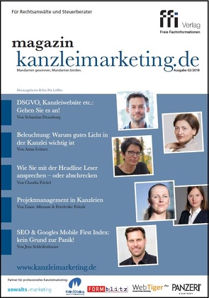 Magazin kanzleimarketing.de 02/2018 von Löffler,  Pia