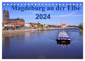 Magdeburg an der Elbe 2024 (Tischkalender 2024 DIN A5 quer), CALVENDO Monatskalender von Bussenius,  Beate